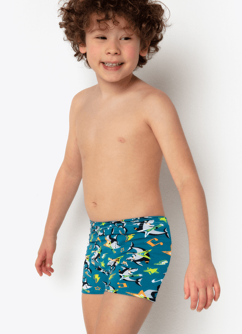 Sunga Boxer Menino Tubarão Rockstar