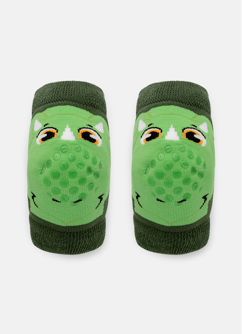 Joelheira Antiderrapante Bebê Menino Dino Trio