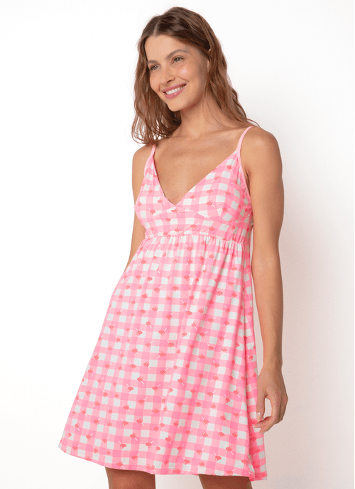 Camisola Regata Microfibra Feminina Vaca Romântica