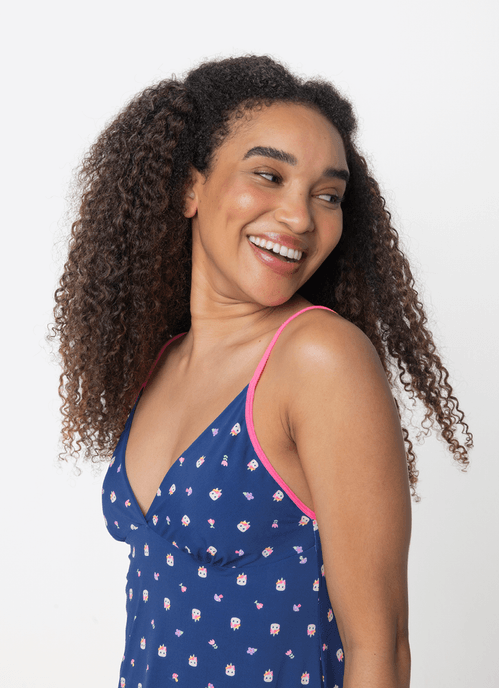 Camisola Regata Microfibra Feminina Unicórnio Encantado