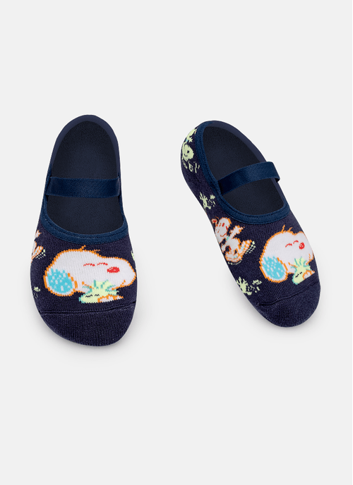 Meia Sapatilha Antiderrapante Unissex Kids Snoopy