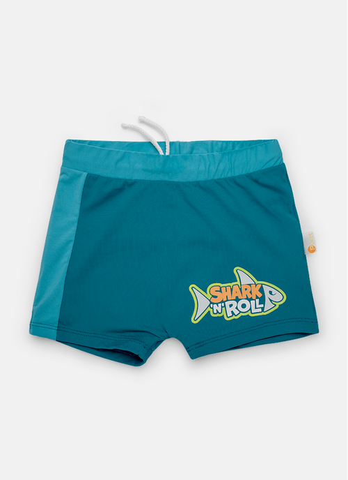 Sunga Boxer Menino Teen Tubarão Rockstar