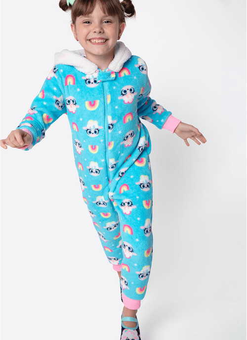 Macacão Soft Menina Ovelha