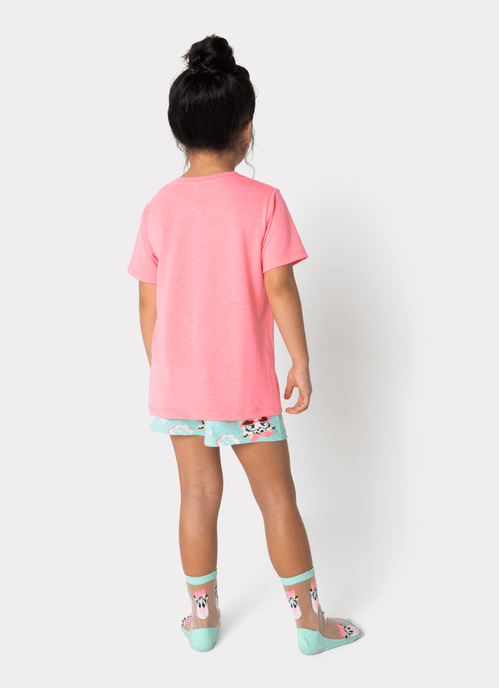 Pijama Manga Curta Viscolycra Menina Vaca Summer