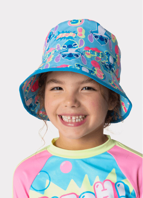 Chapéu Bucket Menina Stitch