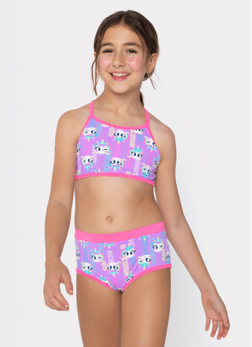 Biquini Menina Teen Unicórnio Tênis