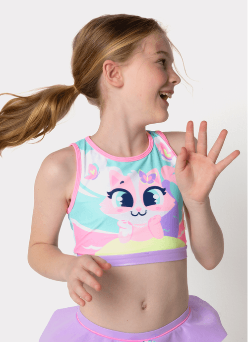 Biquini Menina Teen Gata Sereia