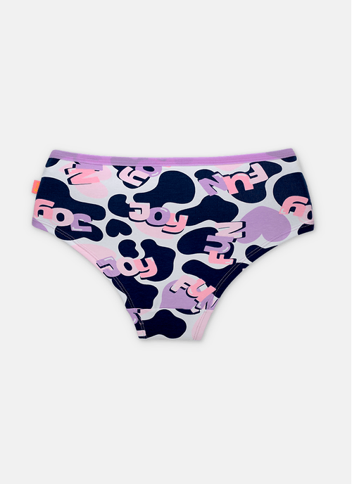 Calcinha Caleçon Algodão Feminina Vaca Summer