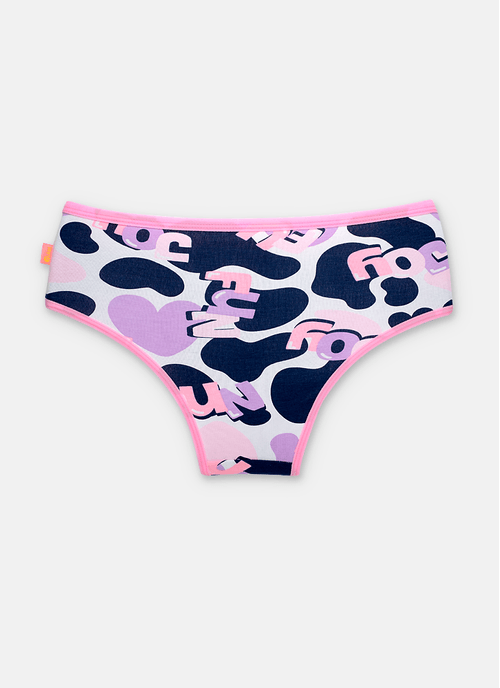 Calcinha Boneca Algodão Menina Teen Vaca Summer