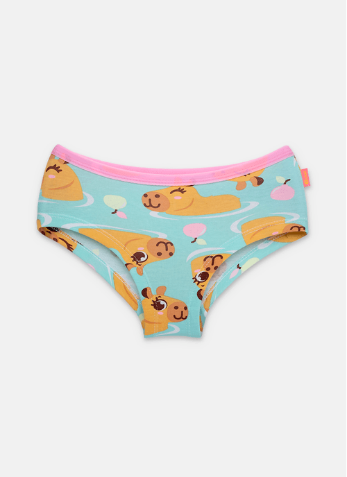 Calcinha Caleçon Algodão Menina Capy Bora