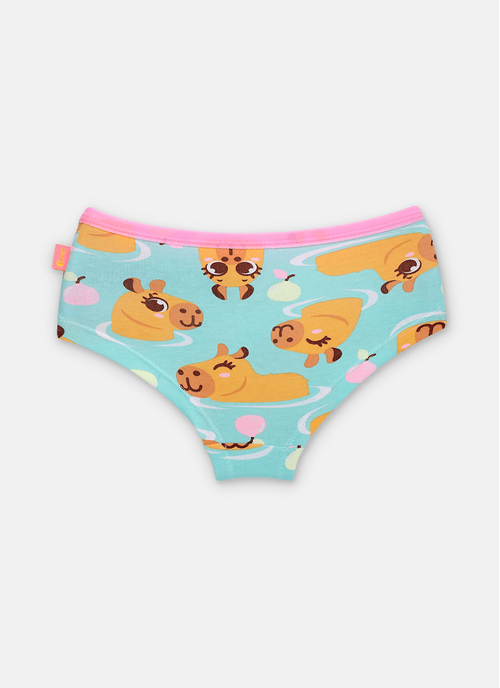 Calcinha Caleçon Algodão Menina Capy Bora