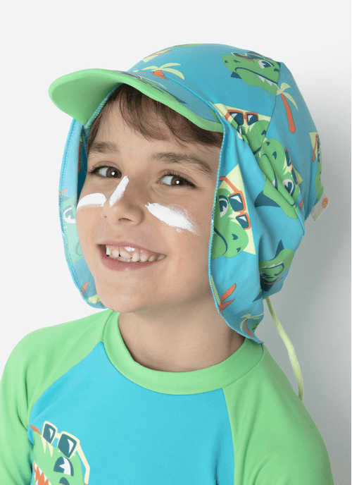 Chapéu com Proteção Solar Menino Dino Miami