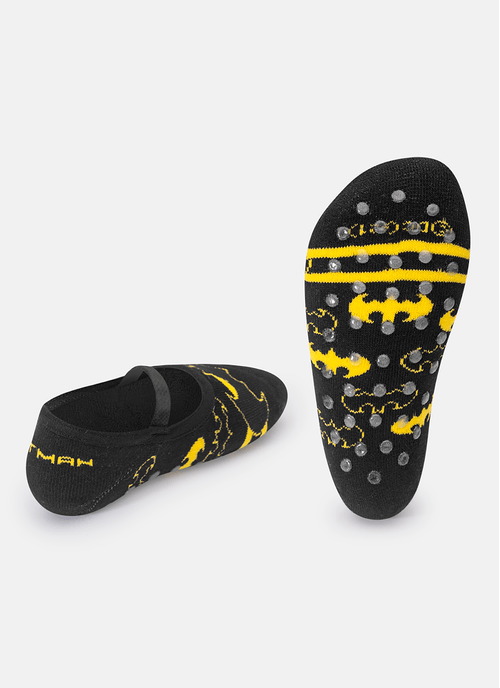 Meia Menino Sapatilha com Antiderrapante Batman