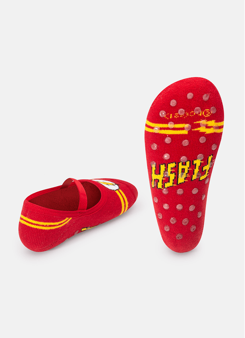 Meia Menino Sapatilha Com Antiderrapante Flash