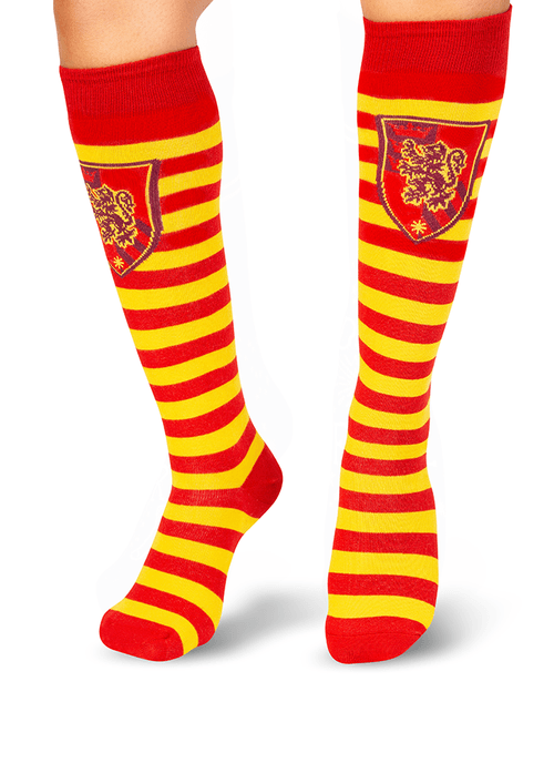 Meia Cano 3/4 Infantil Unissex Harry Potter - Grifinória