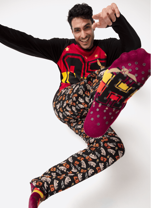 Pijama Manga Longa Viscolycra Masculino Harry Potter