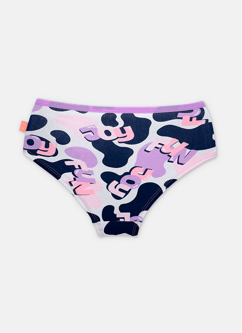 Calcinha Caleçon Algodão Menina Teen Vaca Summer