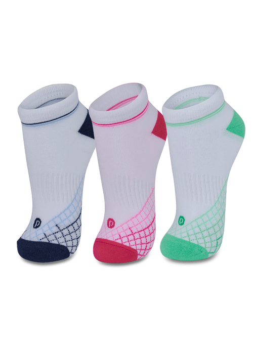 Kit com 3 Meias Feminina Esportiva