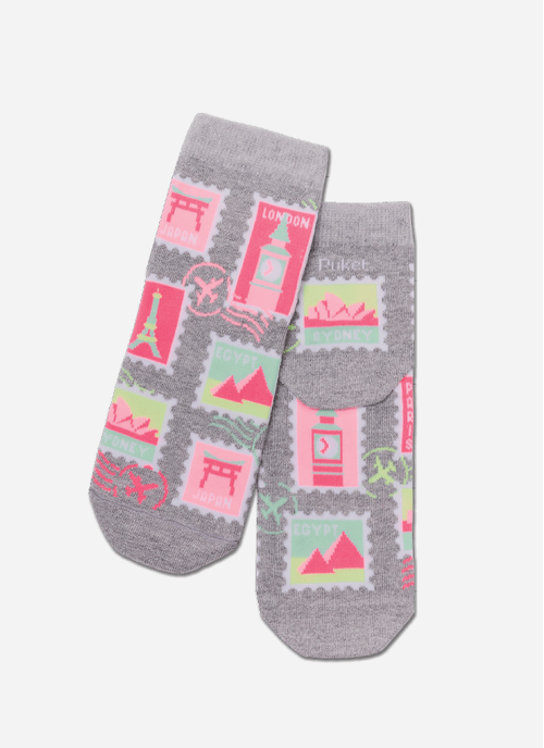 Meia Cano Curto Feminina Selos