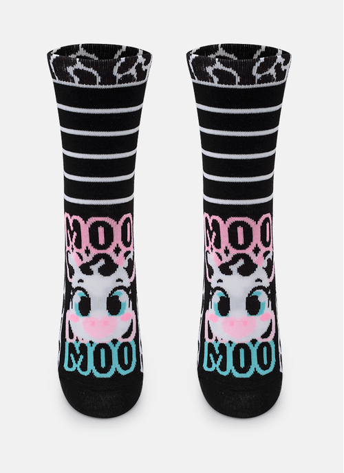 Meia Soquete Feminina Vaca