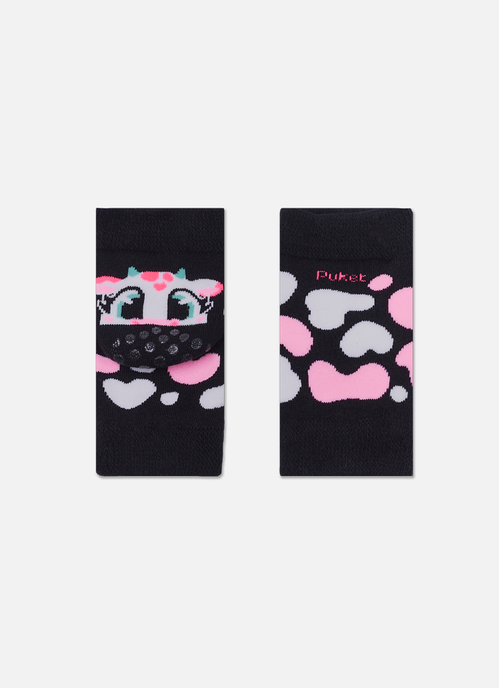 Joelheira com Antiderrapante Bebê Menina Vaca