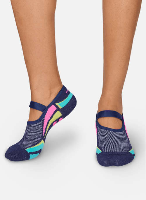 Meia Sapatilha Antiderrapante Feminina Pilates