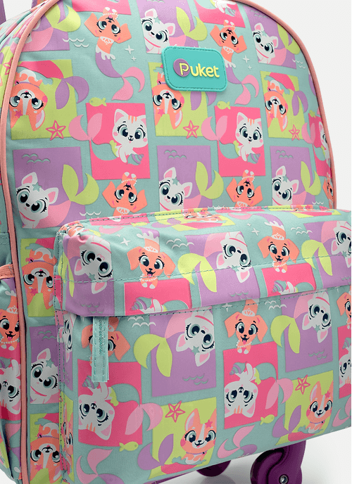Mochila com Rodinha Pet Sereia
