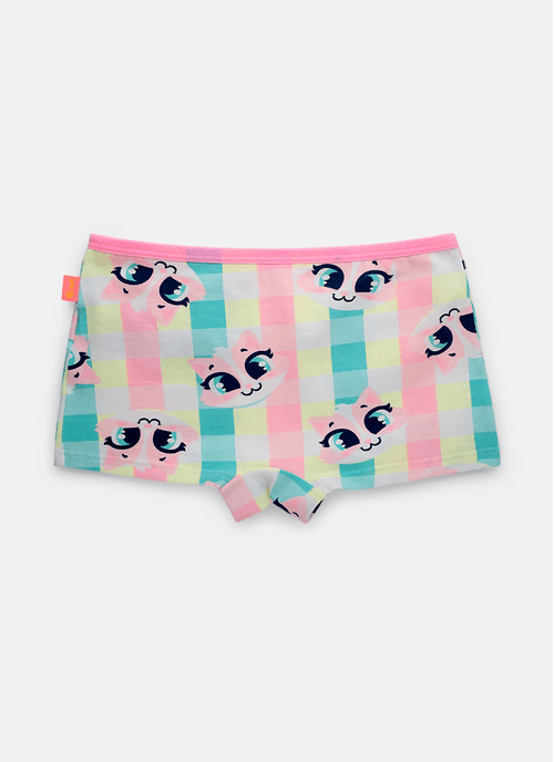 Calcinha BodyShorts Algodão Menina Teen Gata Picnic