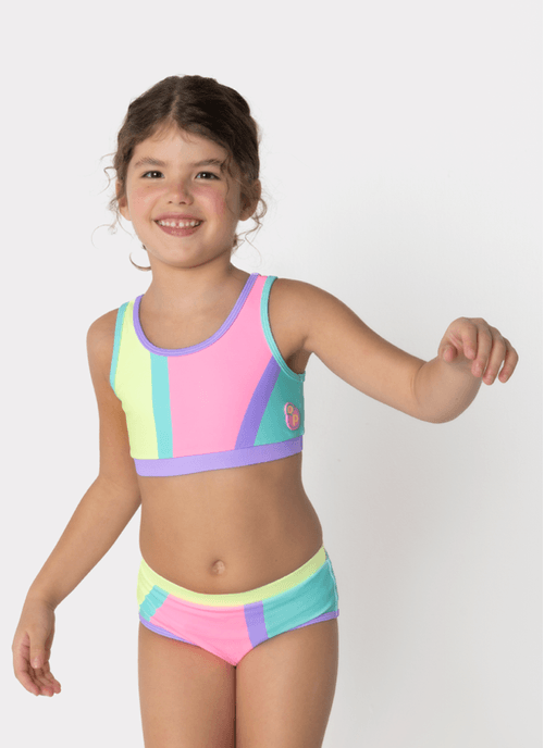 Biquíni Menina Colorful