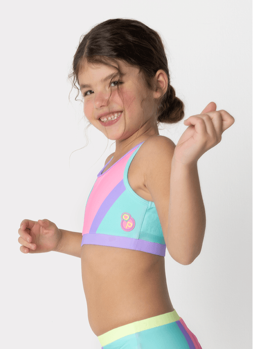 Biquíni Menina Colorful