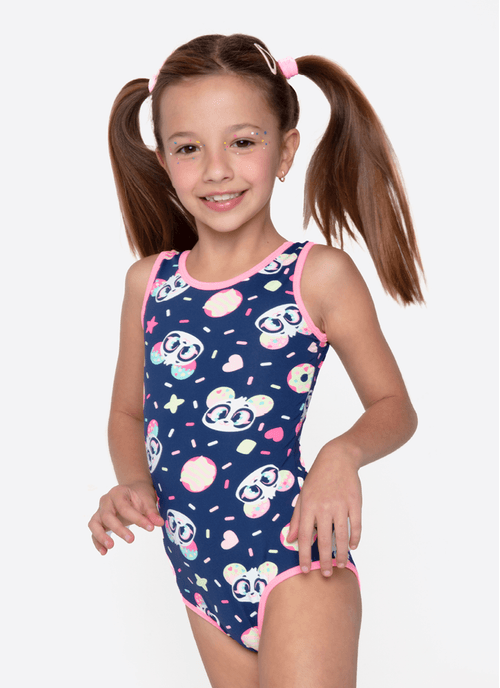 Maio com Proteção Solar Menina Panda Donut