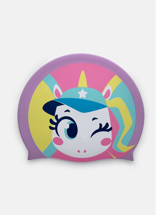 Touca de Natação em Silicone Unicórnio Tênis