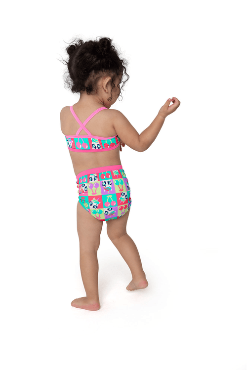 Biquíni Bebê Menina Unicórnio Cherry