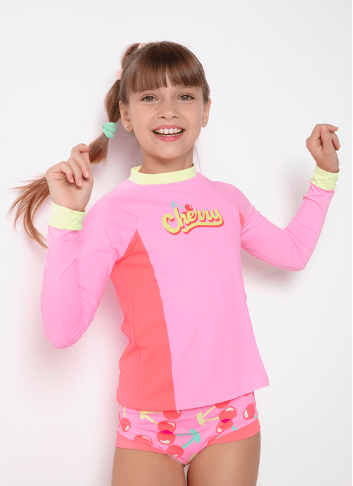 Conjunto Camiseta e Calcinha Menina Teen Unicórnio Cherry