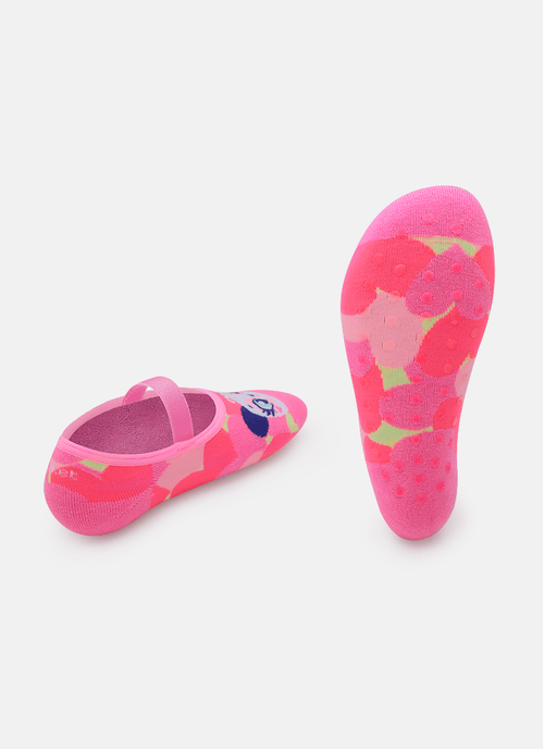 Meia Sapatilha Antiderrapante Feminina Panda Romântico