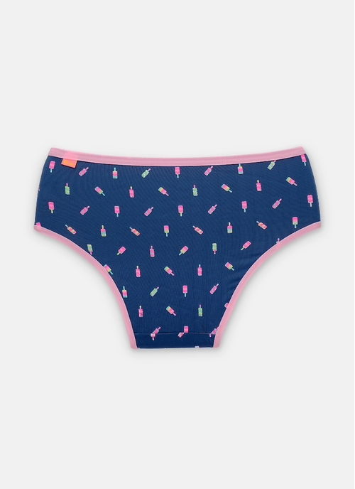 Calcinha Boneca Microfibra Feminina Sorvete