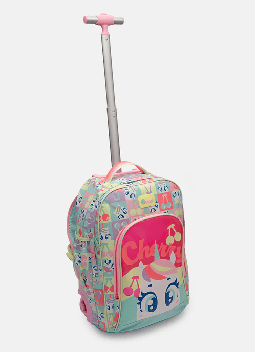 Mochila com Rodinha Grande Unicórnio Cherry