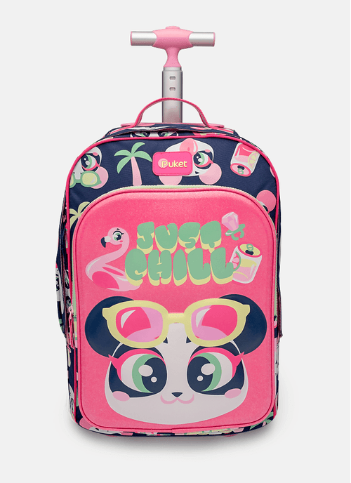 Mochila com Rodinha Grande Panda Miami