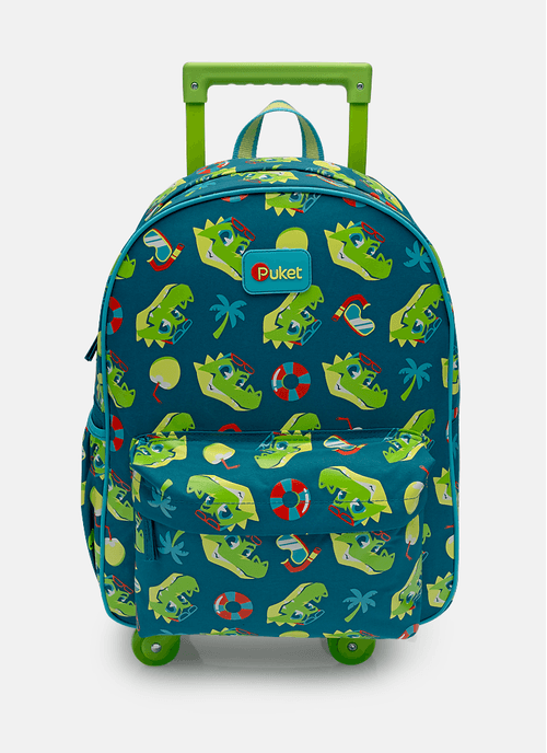 Mochila com Rodinha Média Jacaré Relax