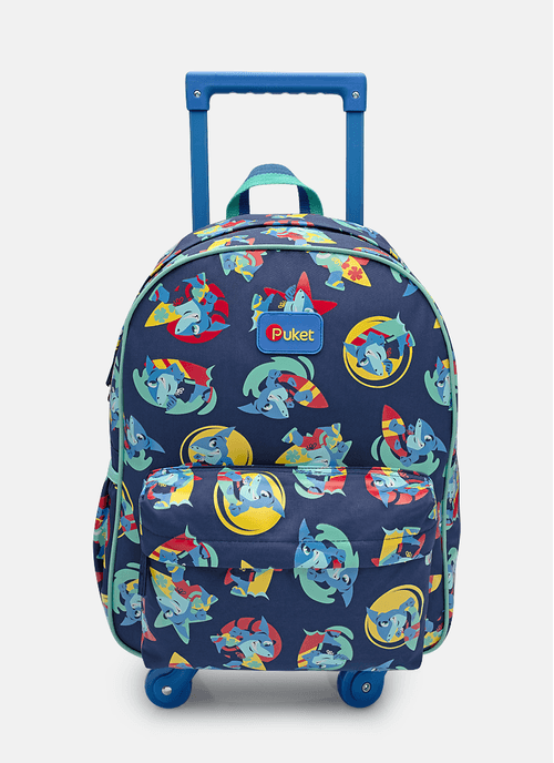 Mochila com Rodinha Média Tubarão Aloha