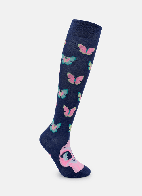 Meia Cano 3/4 Feminina Preguiça Picnic