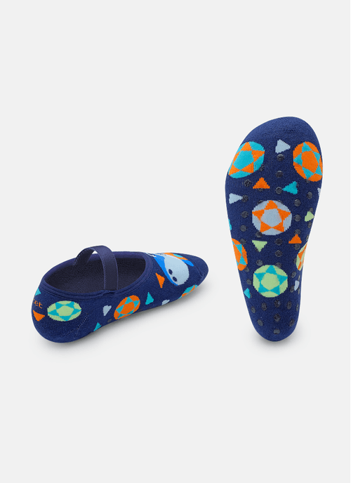 Meia Sapatilha Antiderrapante Masculina Tubarão Futevôlei