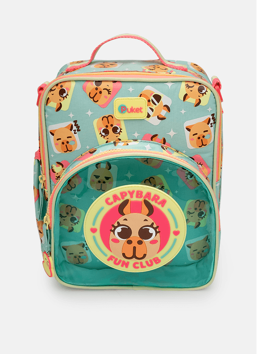 Lancheira Térmica com Bolso Frontal Capy Bora