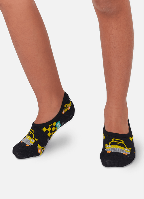 Meia Sapatinho Antiderrapante Menino Táxi