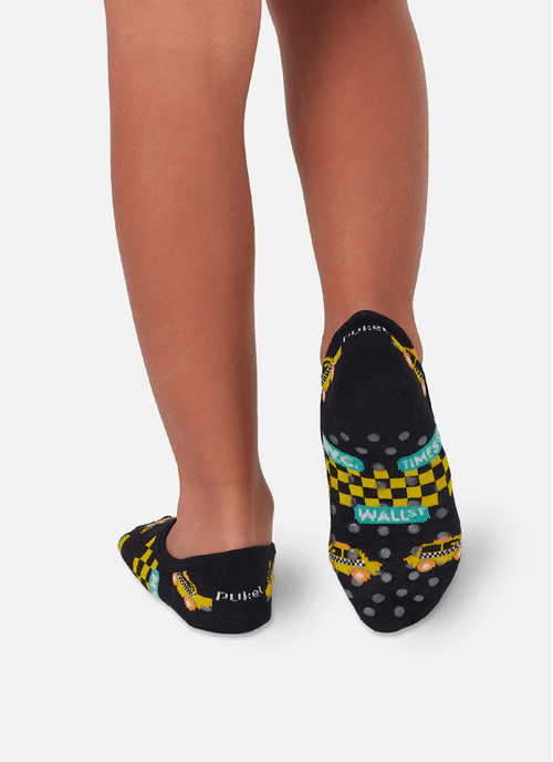 Meia Sapatinho Antiderrapante Menino Táxi