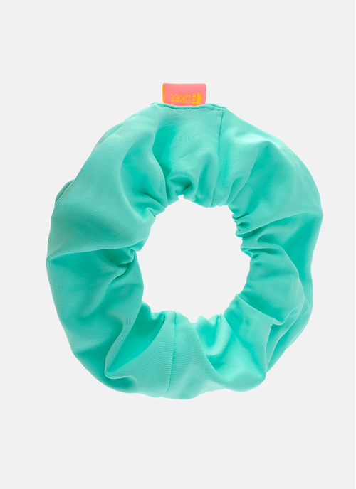 Elástico de Cabelo Verde Água