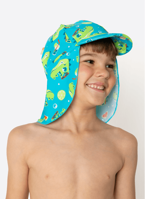 Chapéu Com Proteção Solar Menino Jacaré Relax