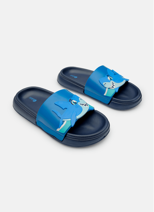 Chinelo Slide Menino Tubarão
