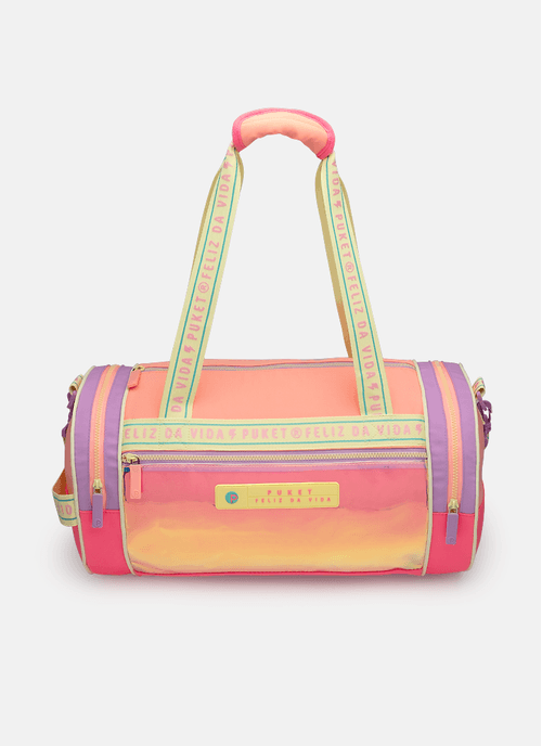 Bolsa de Viagem Color Block Rosa
