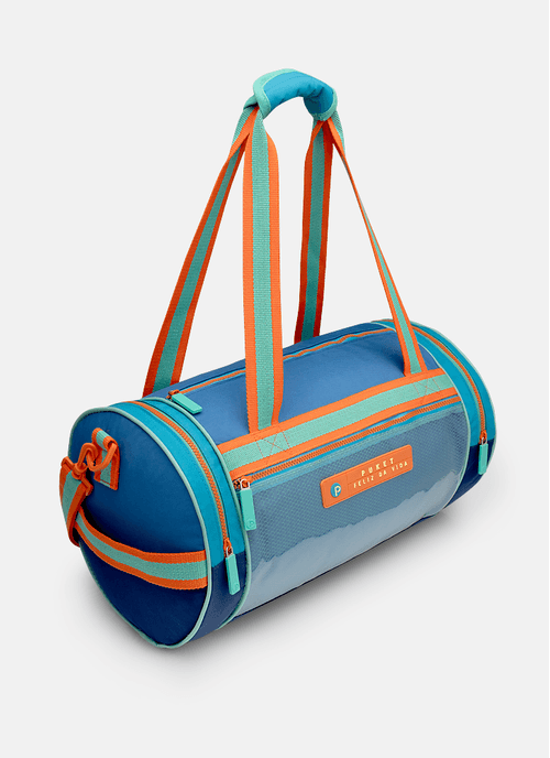 Bolsa de Viagem Color Block Azul